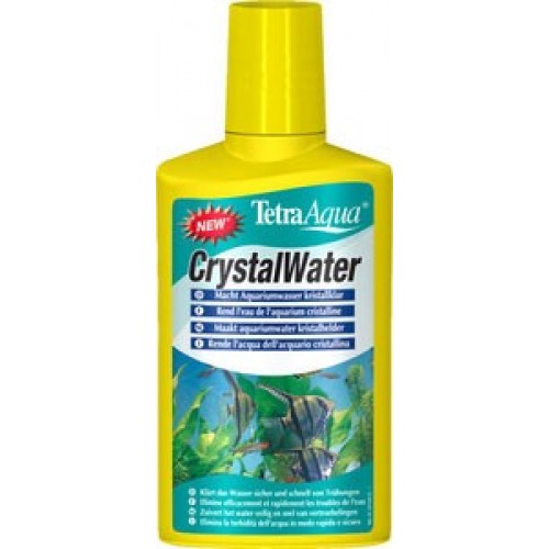 Кондиционер Tetra Crystal Water 250 мл на 500 л Очищает аквариумную воду от мути
