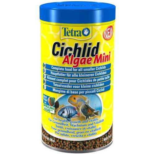 Tetra Cichlid Algae Mini растительный корм для цихлид 500 мл